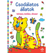 Csengőkert Kiadó Csodálatos állatok - Színezz, betűzz, játssz! kreatív és készségfejlesztő