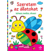 Csengőkert Könyvkiadó Szeretem az állatokat – Színezz, betűzz, játssz!