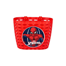 CSEPEL Disney Spider Man műanyag kosár gyerek kerékpárra, műanyag, Pókember, piros kerékpár és kerékpáros felszerelés