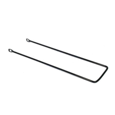 CSEPEL kosár tartó pálca, 450 x 6,3 mm, acél, fekete kerékpár és kerékpáros felszerelés