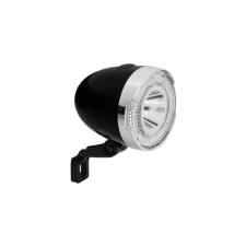 CSEPEL Retro elemes első lámpa villa konzollal, 0,5W LED, fekete kerékpár lámpa