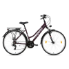 CSEPEL Traction 150 női trekking kerékpár 19" Padlizsán