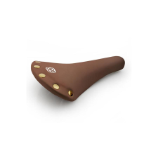 CSEPEL -Velo Domina sport nyereg, 274x153 mm, 345 g, szegecselt, barna kerékpár nyereg