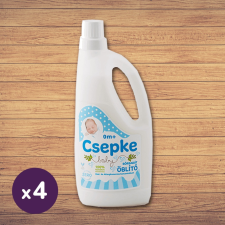 Csepke Baby bőrbarát allergénmentes öblítő újszülött kortól 4x1 liter tisztító- és takarítószer, higiénia
