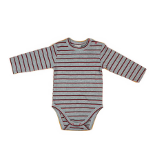 Csíkos vállonpatentos baba body kombidressz, body