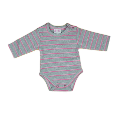 Csíkos vállonpatentos baba body - 56-os méret kombidressz, body