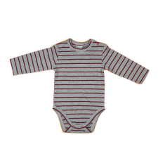 Csíkos vállonpatentos baba body - 80-as méret kombidressz, body