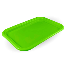  Csilla tálca műanyag kicsi 37 x 27 cm, zöld konyhai eszköz