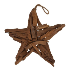  Csillag akasztós 21x21x5 cm dekorációs kellék