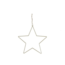  Csillag akasztós 40x37 cm dekorációs kellék