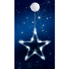  Csillag dísz, 10 LED hideg fehér, Hoff, 20 cm karácsonyi dekoráció