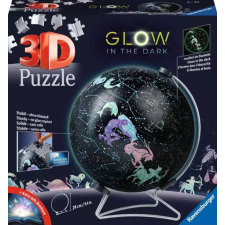 csillagos égbolt világító puzzle gömb puzzle, kirakós