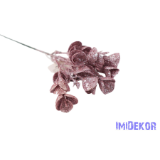  Csillámos pick 25cm - Rosegold dekorációs kellék