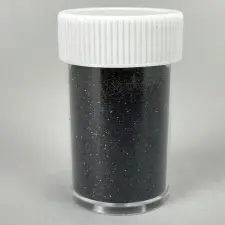  Csillámpor fekete 15gr dekorációs kellék