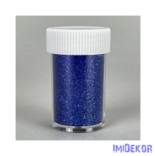  Csillámpor tégelyben 30ml - Királykék dekorációs kellék