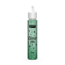 Csillámtoll, 30 ml sötétzöld toll