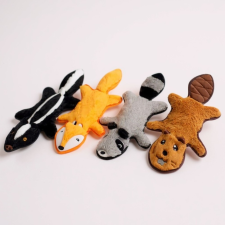  Csipogó zörgő papíros plüss állatkák kutyáknak - Róka játék kutyáknak