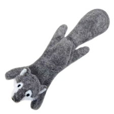  Csipogó zörgő papíros plüss farkas kutyajáték játék kutyáknak