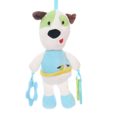 Csíptethető, rágókás plüss - kutya - 24cm plüssfigura