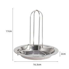  Csirkesütő állvány kerti sütés és főzés