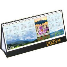 CSIZIO Naptár, asztali, álló, CSÍZIÓ, Öko fekete (NCSAFK) naptár, kalendárium