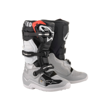 Csizma Alpinestars Tech 7S ezüst / fekete / piros 39,5 motoros csizma