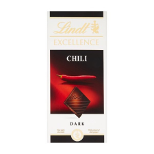 Csokoládé LINDT Excellence Chilli étcsokoládé 100g csokoládé és édesség