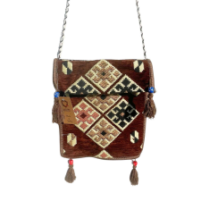 Csokoládébarna Kilim Válltáska kézitáska és bőrönd