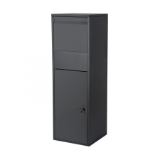 Csomagtároló szekrény csomagbox antracit 46x45x140 cm 60923 kerti tárolás