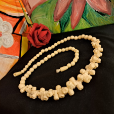  Csont gyöngysor nyaklánc
