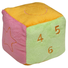 Csörgő kocka 8*8*8 cm színes csörgő