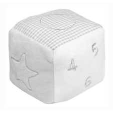 Csörgő kocka 8*8*8 cm szürke csörgő