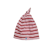  Csősál, 3csík, rózsaszín-feh-piros babasapka, sál