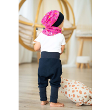  Csősál kétrétegű, fuchsia, pink babasapka, sál