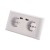 Csource Hálózati dupla konnektor 2 USB aljzattal Süllyesztett USB aljzatos fehér hálózati csatlakozó