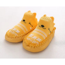  Csúszásgátlós babacipő, puha talpú babazokni - Sárga-13 cm gyerek cipő