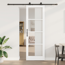  csúszóajtó hardver szettel &#039;ORKDAL&#039;Fehér 78x232 cm építőanyag