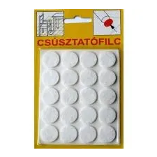  Csúsztatófilc öntapadó d=16 fehér (20db) (3340510) bútor