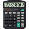 CTIFREE M-28 fekete számológép, 120x150mm, 12 számjegy, dual power (M-28)