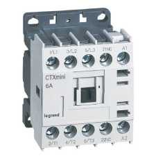  CTX3 Mini ip. mágneskapcsoló 3P 6A 1NY 110V AC 417014 Legrand villanyszerelés