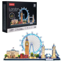 CubicFun 3D LED puzzle 186 db-os London Tower Bridge puzzle, kirakós