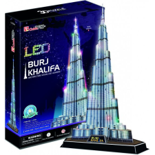 CubicFun 3D Puzzle - Burj Khalifa, Led Világítással (L133H) puzzle, kirakós
