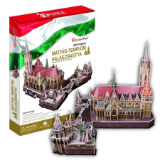 CubicFun 3D Puzzle - Mátyás-templom 176db puzzle, kirakós