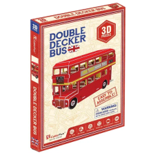  CubicFun Double Decker Bus 3D puzzle S3018 puzzle, kirakós