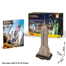 CubicFun National Geographic Empire State Building puzzle, kirakós