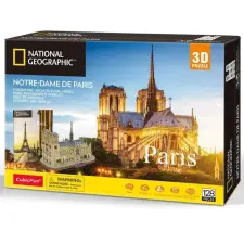 CubicFun Notre-Dame De Paris 3D Puzzle + Photo Booklet DS0986h puzzle, kirakós