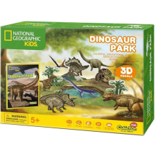 CubicFun Puzzle játék 43 darabos Dinopark 3D puzzle, kirakós