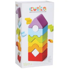  Cubika Fa toronyépítő puzzle, kirakós