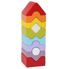 Cubika Fa toronyépítő 10 db (69046) barkácsolás, építés