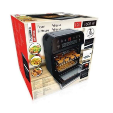 Cuisinier Deluxe Olaj nélküli meleglevegős fritőz, 12 liter, 1600W fritőz